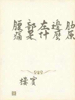 腹部左边肋骨疼痛是什么原因