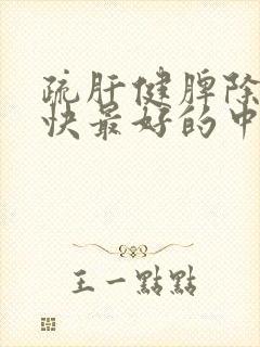 疏肝健脾除湿最快最好的中成药