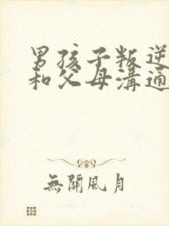 男孩子叛逆期不和父母沟通怎么办