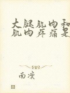 大腿肌肉和小腿肌肉疼痛是怎么回事封面