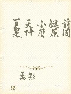 夏天小腿前面痒是什么原因