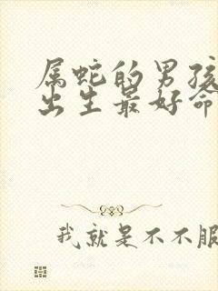 属蛇的男孩几月出生最好命运