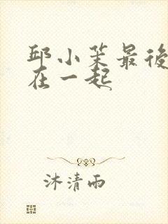 邱小茉最后和谁在一起