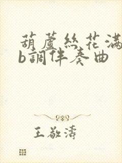 葫芦丝花满楼降b调伴奏曲