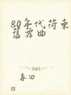 80年代荷东怀旧舞曲