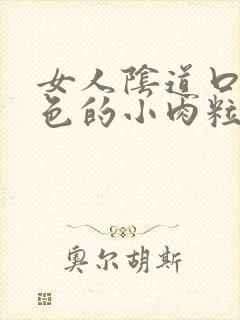 女人阴道口有白色的小肉粒