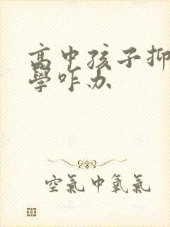 高中孩子抑郁厌学咋办封面