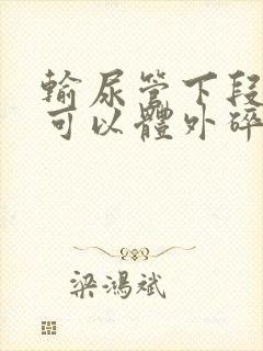 输尿管下段结石可以体外碎石吗