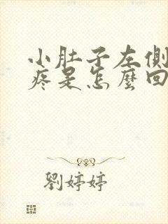 小肚子左侧下边疼是怎么回事女性