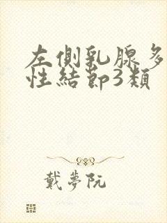 左侧乳腺多发囊性结节3类