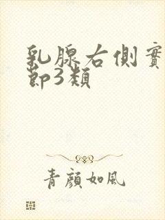 乳腺右侧实性结节3类