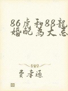 86虎和88龙婚配为大忌封面
