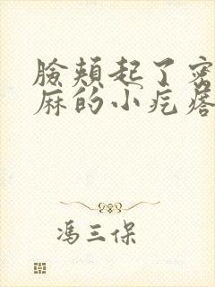 脸颊起了密密麻麻的小疙瘩不疼不痒发红