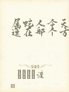 属蛇人今天的财运在哪个方向