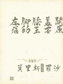 左脚膝盖关节疼痛的主要原因