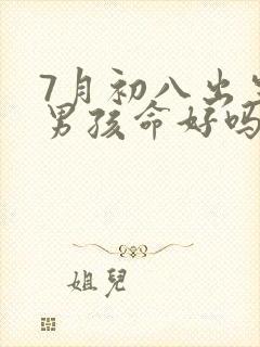 7月初八出生的男孩命好吗封面