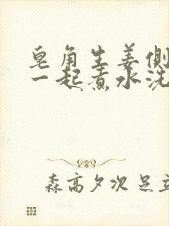 皂角生姜侧柏叶一起煮水洗头的功效封面