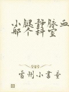 小腿静脉血栓看哪个科室