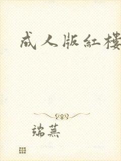 成人版红楼梦封面