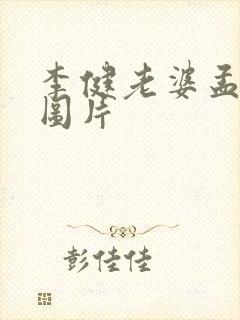 李健老婆孟小蓓图片