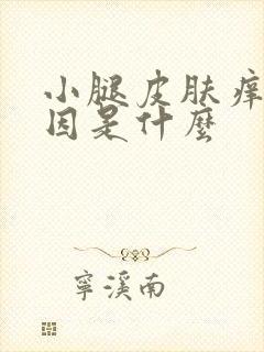 小腿皮肤痒的原因是什么