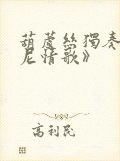 葫芦丝独奏《哈尼情歌》