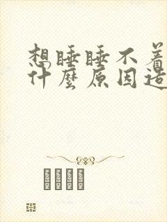 想睡睡不着觉是什么原因造成的