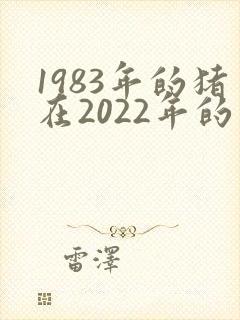 1983年的猪在2022年的运势怎么样