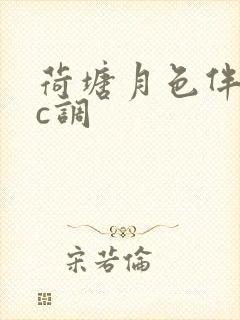 荷塘月色伴奏曲c调