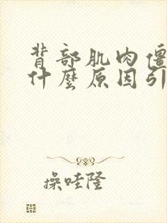 背部肌肉僵硬是什么原因引起的