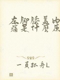 左脚膝盖内侧疼痛是什么原因