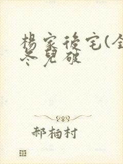 杨家后宅(全)冬儿破