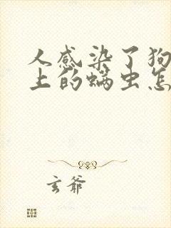 人感染了狗狗身上的螨虫怎么办