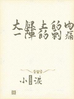 大腿上的肉一阵一阵的刺痛