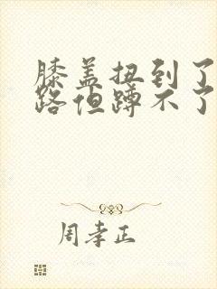 膝盖扭到了能走路但蹲不了封面