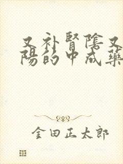 又补肾阴又补肾阳的中成药