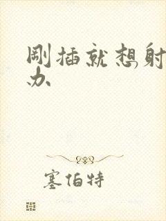 刚插就想射怎么办