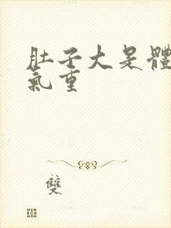 肚子大是体内湿气重封面