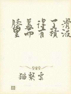 膝盖得了滑膜炎里面有积液怎么办封面