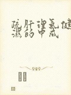 疏肝理气健脾祛湿的中成