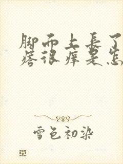 脚面上长了红疙瘩很痒是怎么回事