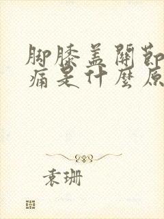 脚膝盖关节内侧痛是什么原因