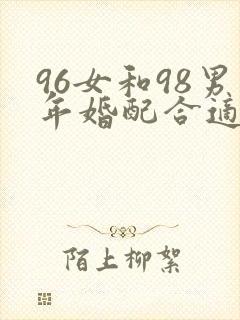 96女和98男年婚配合适吗封面