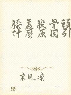 膝盖股骨头疼痛什么原因引起的封面