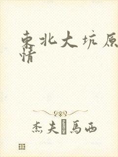 东北大坑原始激情