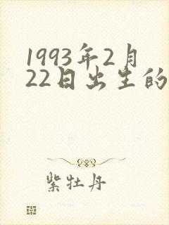 1993年2月22日出生的命运