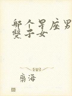 哪个星座男爱死双子女