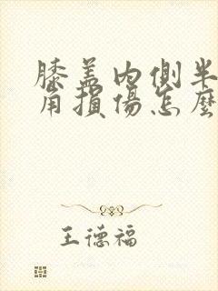 膝盖内侧半月板角损伤怎么治(3度)封面