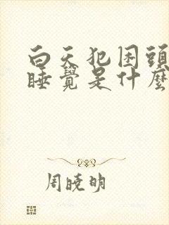 白天犯困头昏想睡觉是什么原因