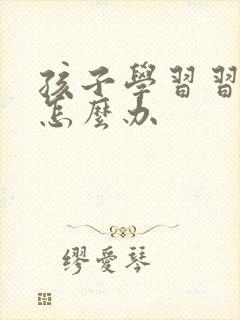 孩子学习习惯差怎么办